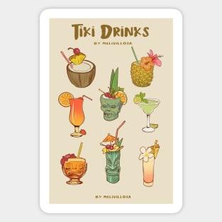 Tiki cocktails 2 Sticker